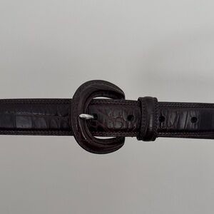 Ralph Lauren Vintage Dark Brown Leather Belt